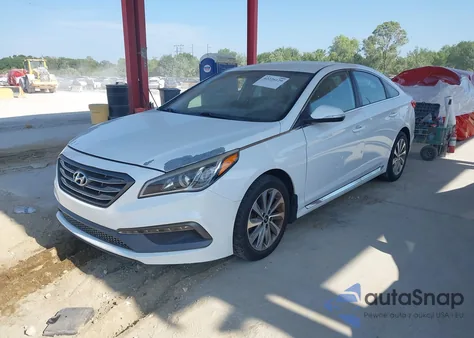 2016 Hyundai Sonata Sport из США, поврежденный, VIN 5NPE34AF1GH283142